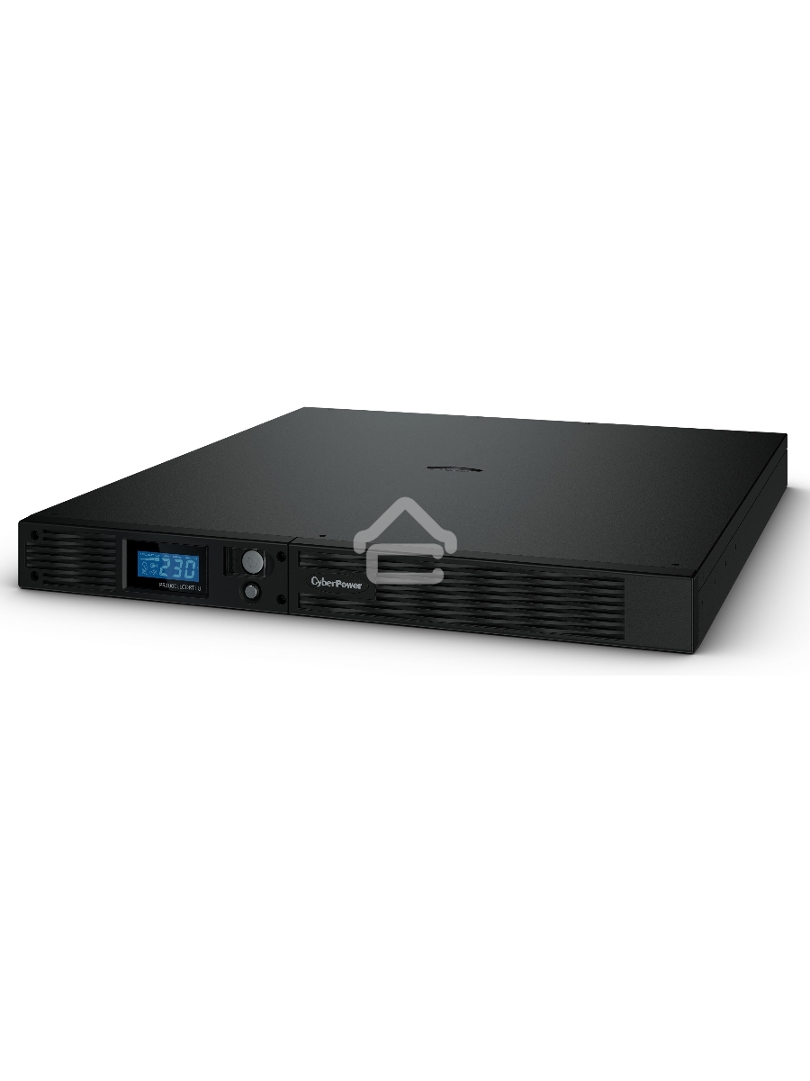 Источник бесперебойного питания Line-Interactive CyberPower PR1000ELCDRT1U 1000VA/800W USB/RS-232/EPO/SNMPslot (6 IEC С13)