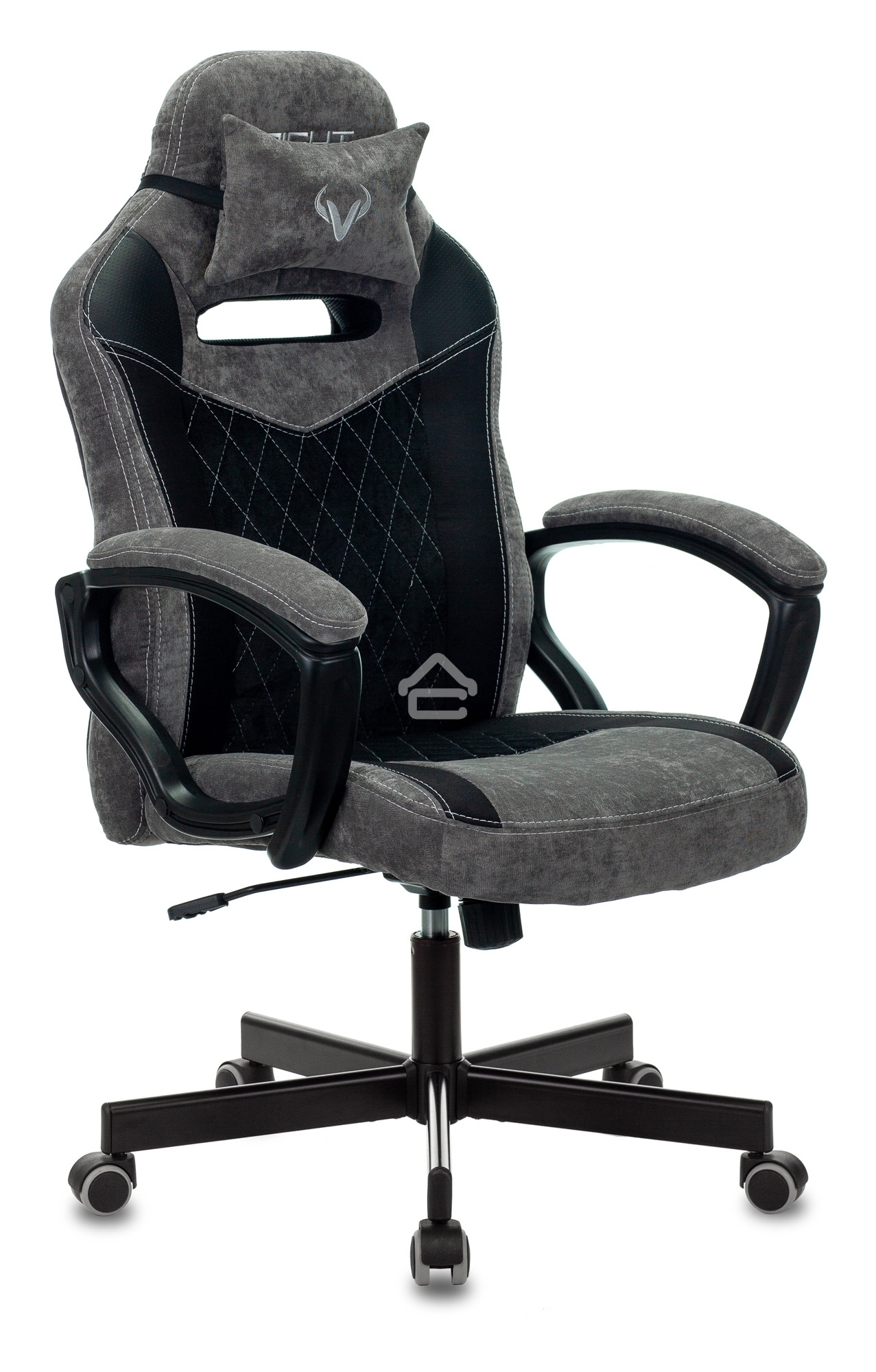 Кресло игровое Бюрократ VIKING 6 KNIGHT B FABRIC черный крестовина металл/пластик