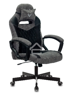 Кресло игровое Бюрократ VIKING 6 KNIGHT B FABRIC черный крестовина металл/пластик