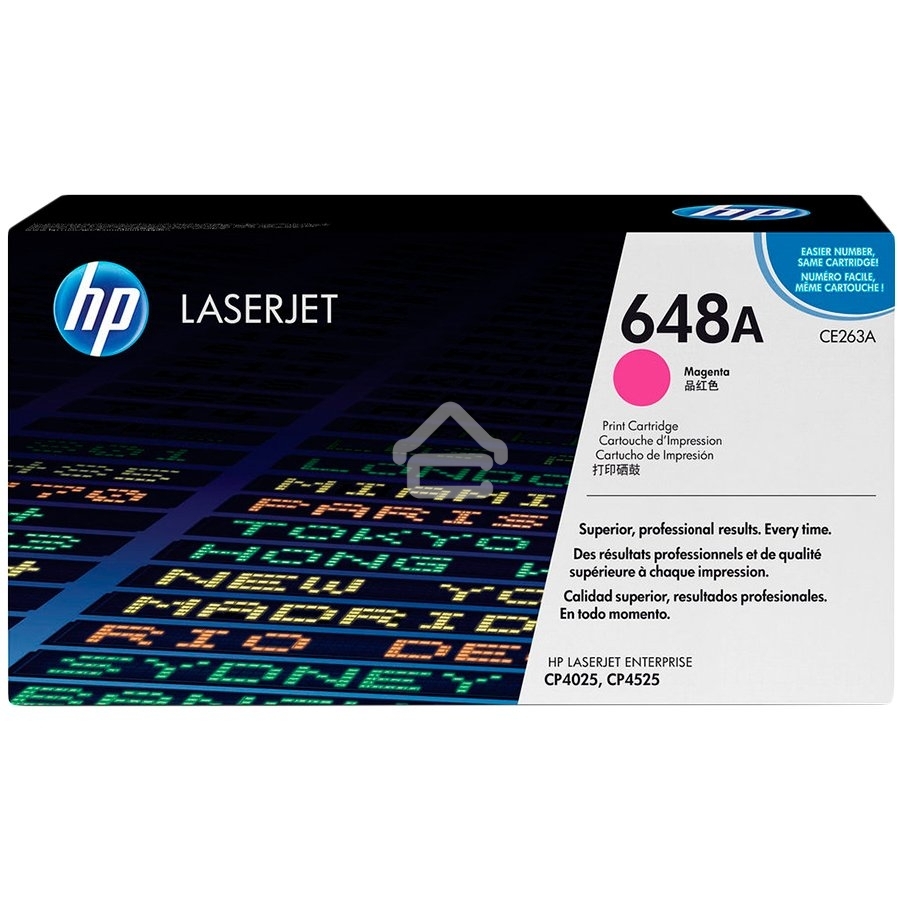 Картридж лазерный HP CE263A пурпурный CLJ CP4025/CP4525 (11000стр.)