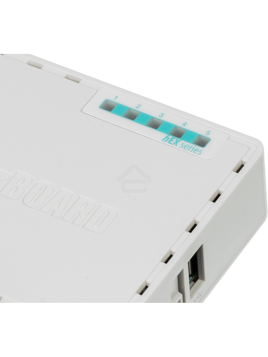 Роутер MikroTik RB750Gr3 hEX (RouterOS L4) with power supply and case 5 port 10/100/1000 гигабитный высокопроизводительный Ethernet