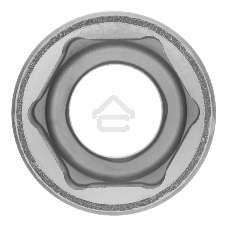 Головка торцевая Matrix, 17 мм, 6-гранная, CrV, под квадрат 1/2