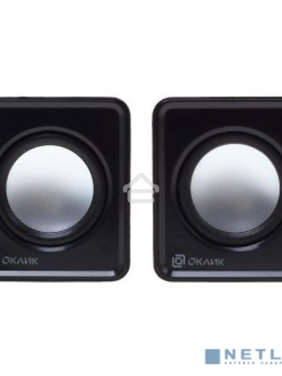 Колонки Oklick OK-331 2.0 черный 6Вт