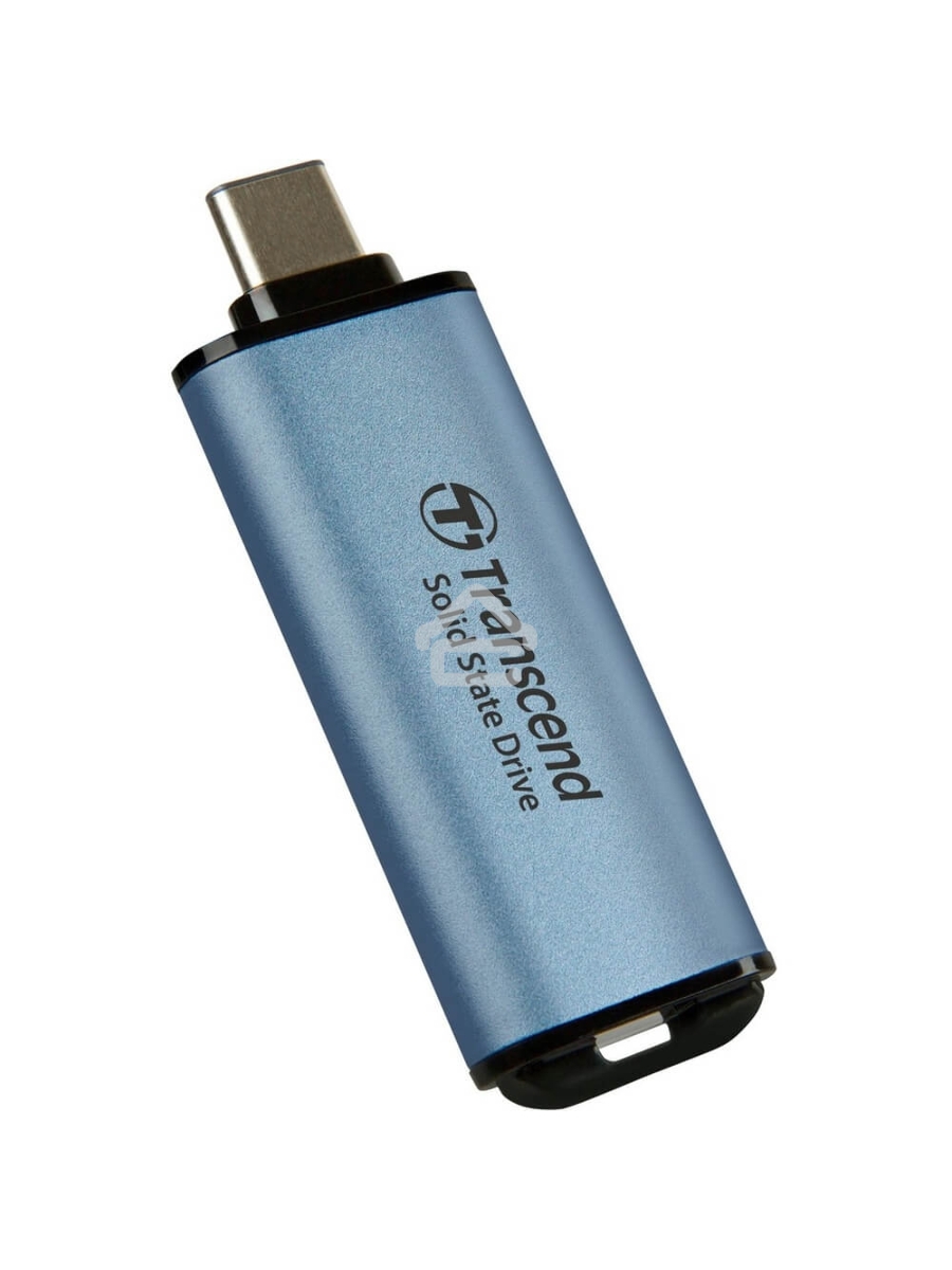 Накопитель SSD Transcend USB-C 2TB TS2TESD300C ESD300 голубой