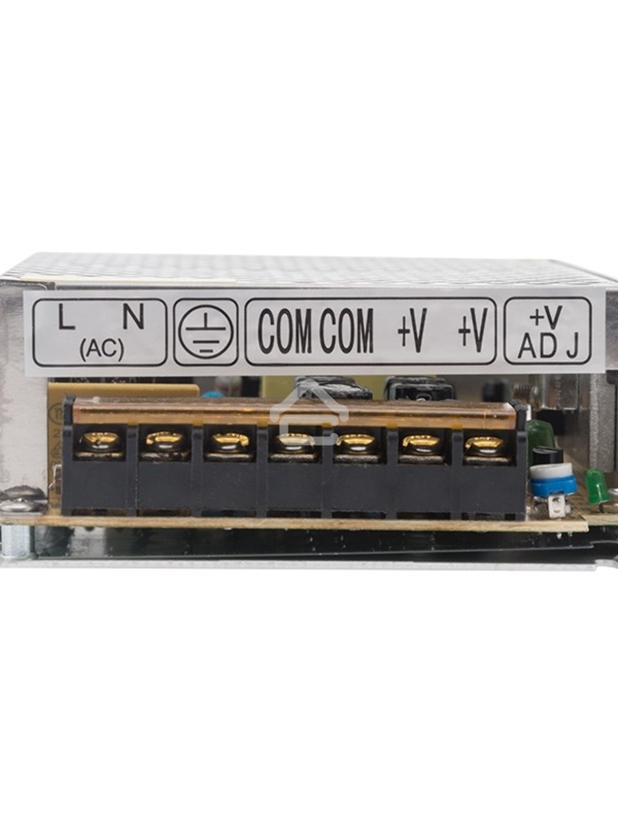 Источник питания 220 V AC/12 V DC 6 A 72 W с разъемами под винт, без влагозащиты (IP23)