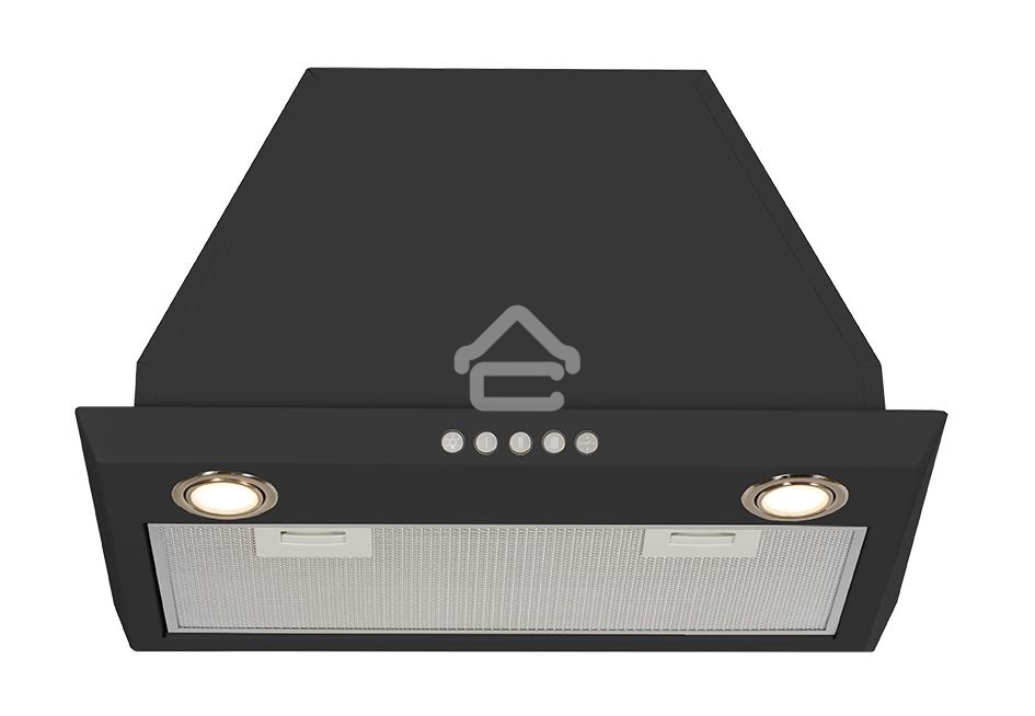 Вытяжка встраиваемая Elikor 52П-650-Э3Д черная, 52 см, 650 куб. м/ч, 60 дБ