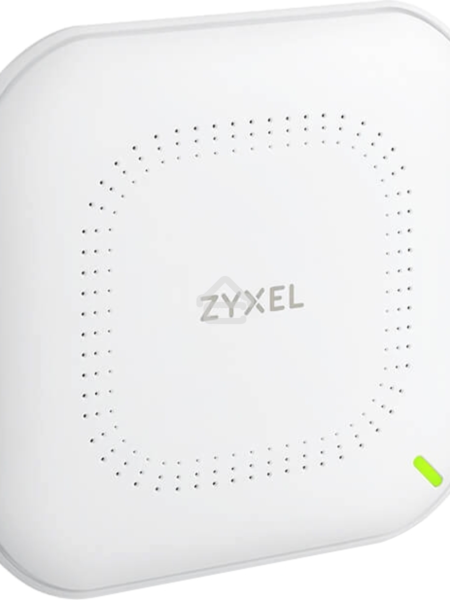 Гибридная точка доступа Zyxel NebulaFlex NWA50AX, WiFi 6, 802.11a/b/g/n/ac/ax (2,4 и 5 ГГц), MU-MIMO, антенны 2x2, до 575+1200 Мбит/с, 1xLAN GE, PoE, без поддержки Captive portal и WPA-Enterprise, защ