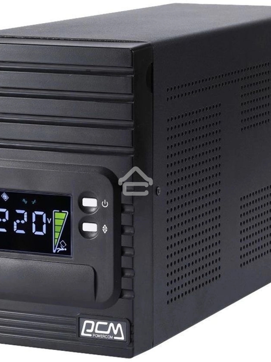 Источник бесперебойного питания Powercom Smart King Pro+ SPT-1000-II LCD 800Вт 1000ВА черный