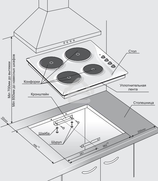 Варочная панель Gefest СВН 3210