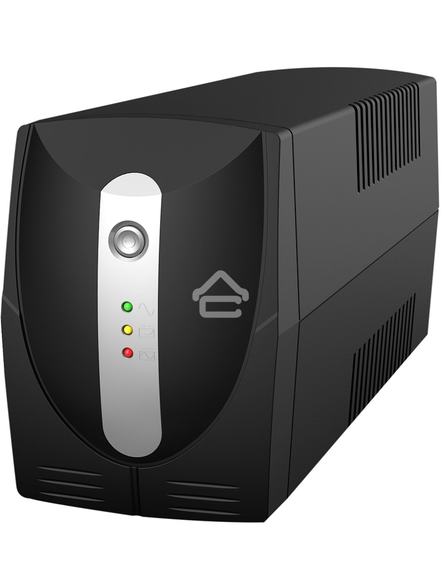 Источник бесперебойного питания Crown CMU-650X (600ВА/360 Вт; 2хEURO резервным питанием и фильтрацией; 12V/7AH х 1; пластик)