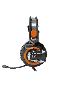Гарнитура игровая Crown CMGH-3103 черный/оранжевый