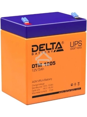 Батарея Delta DTM 1205 (12V, 5Ah)