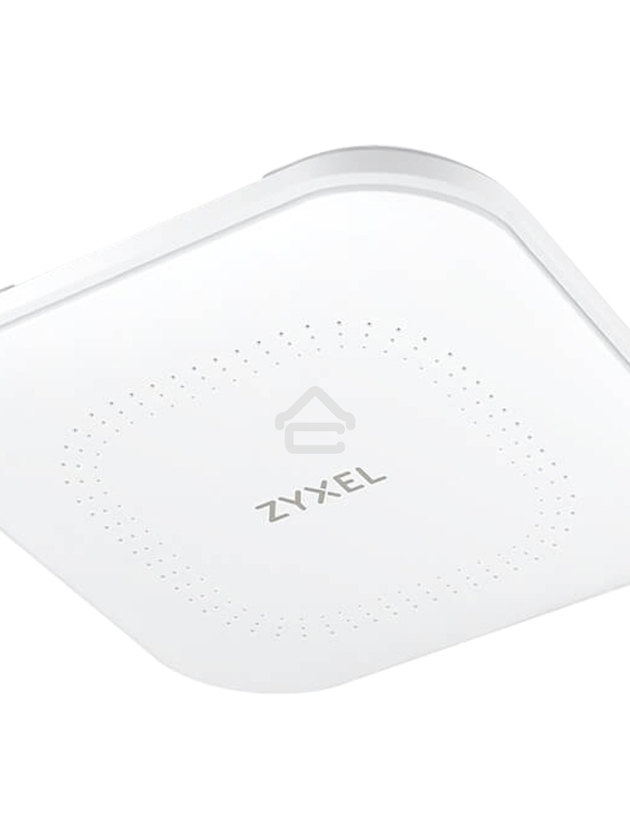 Гибридная точка доступа Zyxel NebulaFlex NWA50AX, WiFi 6, 802.11a/b/g/n/ac/ax (2,4 и 5 ГГц), MU-MIMO, антенны 2x2, до 575+1200 Мбит/с, 1xLAN GE, PoE, без поддержки Captive portal и WPA-Enterprise, защ