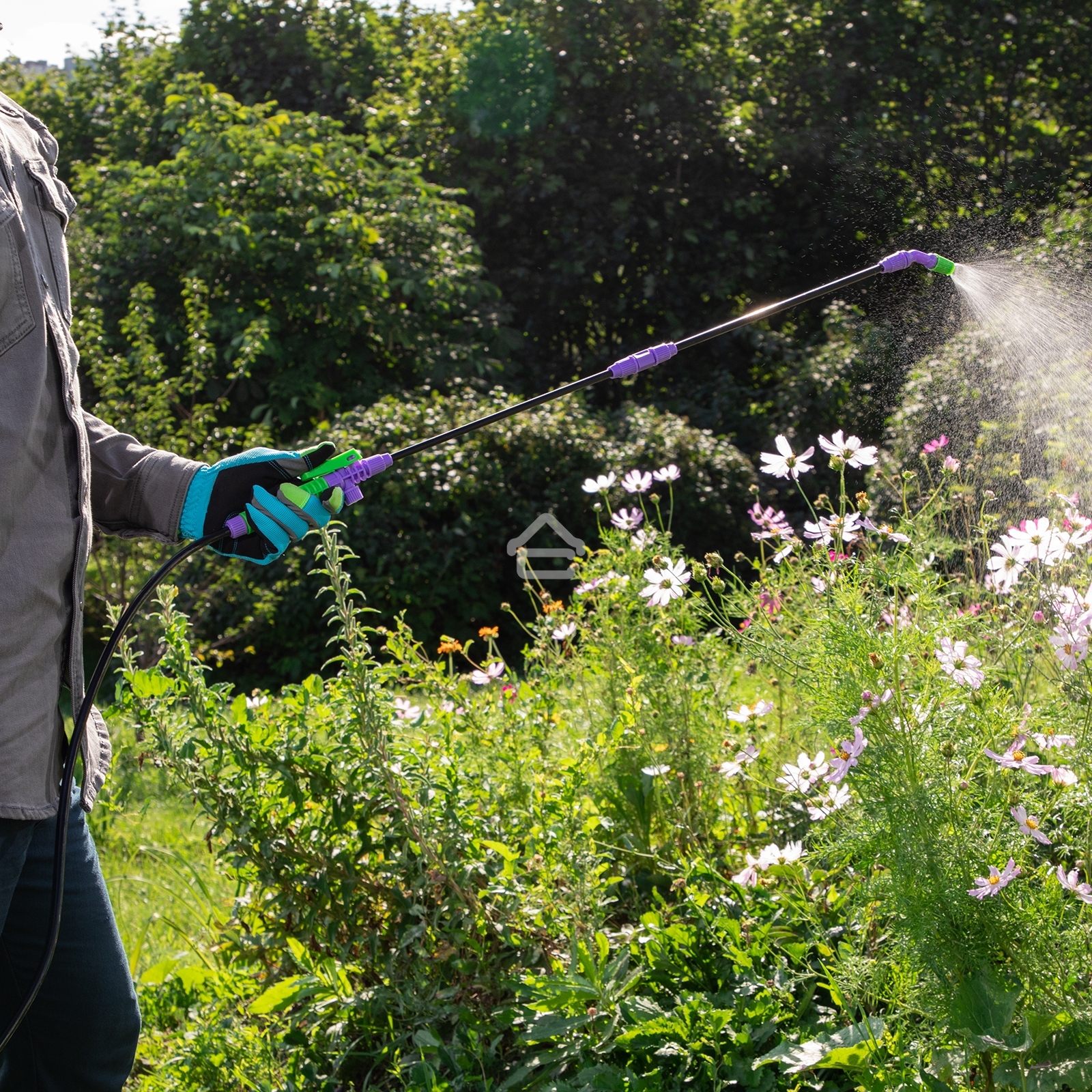 Опрыскиватель Palisad 7 л, ручной, усиленный, с горловиной, насосом, шлангом, разбрызгивателем