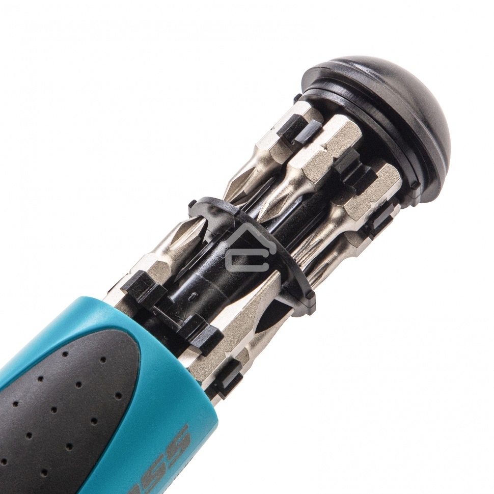 Отвертка реверсивная Gross механизм SmartPush, 12 шт., S2