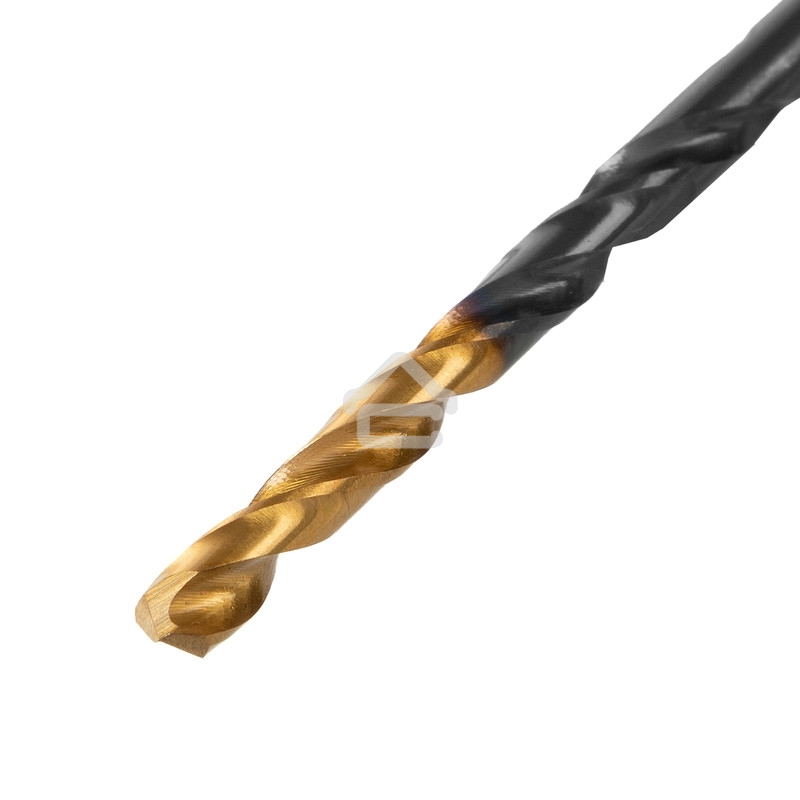 Сверло по металлу Denzel 3,8 мм, HSS-Tin, Golden Tip, 10 шт.