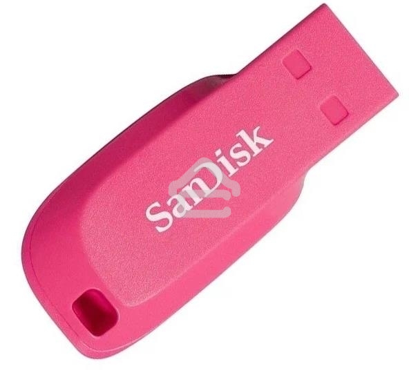 Флешка USB R/W R/W 16GB SanDisk CZ50 Cruzer Blade, USB 2.0, Pink
