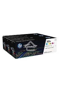 Картридж лазерный набор HP CF370AM № 305A голубой/пурпурный/желтый CLJ M451 (CE411A+CE412A+CE413A)