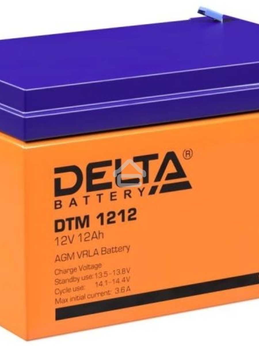 Батарея Delta DTM 1212 (12V, 12Ah)