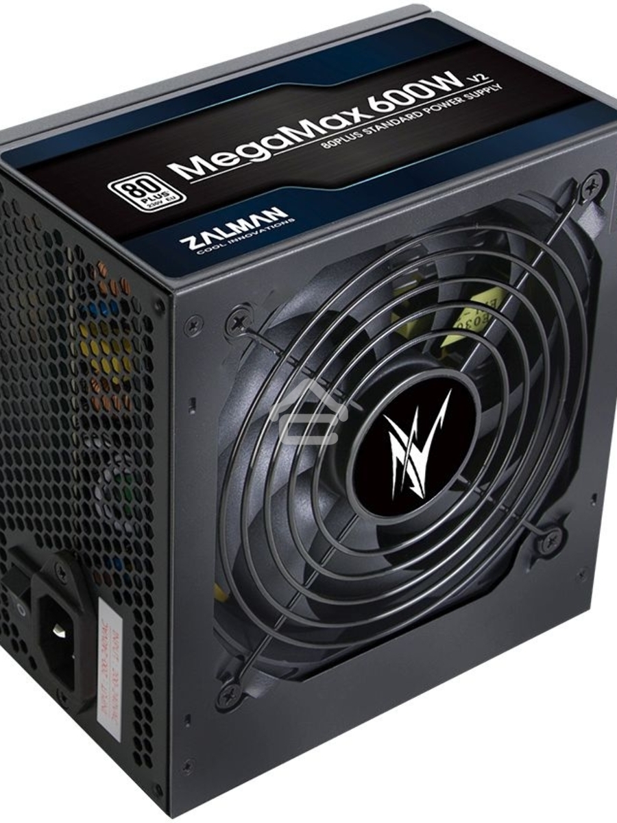 Блок питания Zalman ZM600-TXII V2 Retail, 600Вт, 80 PLUS, 120мм, черный