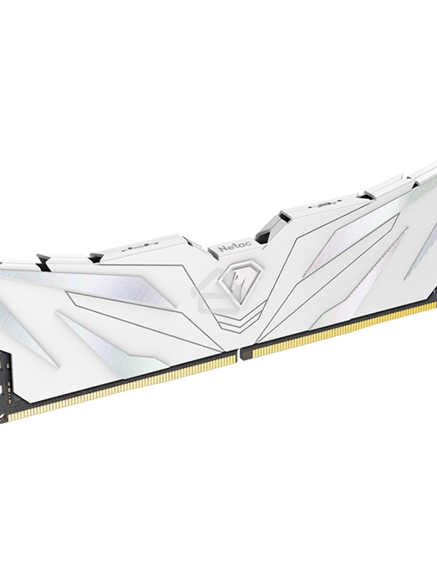 Оперативная память NETAC, DDR4, 32GB (2x16GB), 3200MHz, CL16, DIMM, с радиаторами, белый