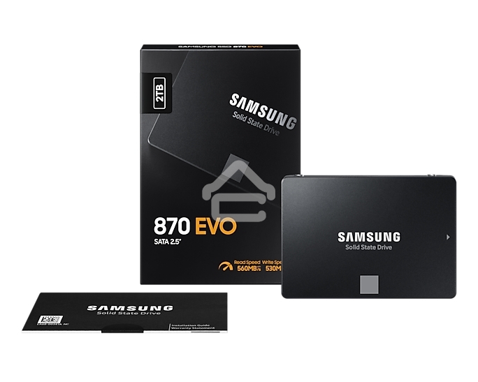 Накопитель SSD Samsung 870 EVO, 2Tb, SATA III, 2.5