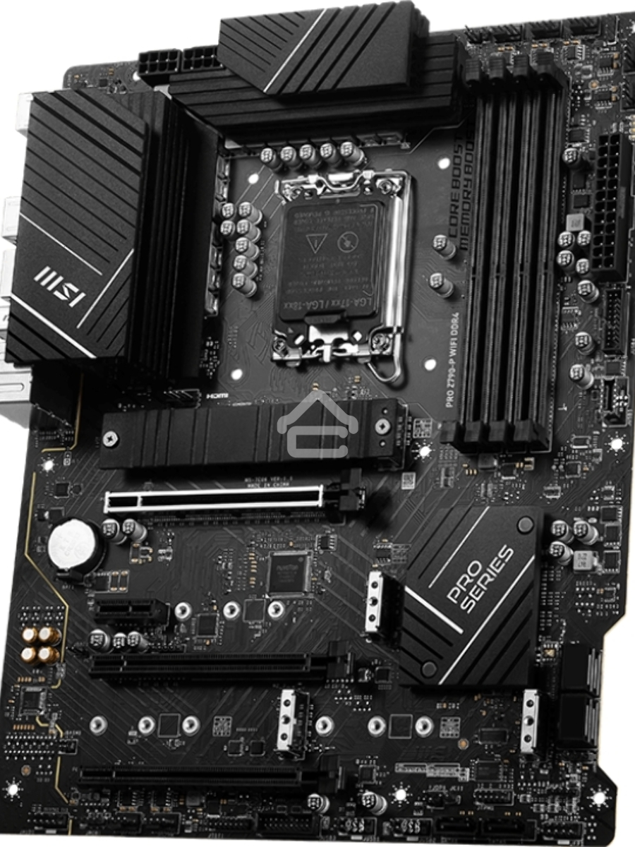 Материнская плата MSI PRO Z790-P WIFI, LGA 1700, Intel Z790, 4xDDR5, 6xSATA, 4xM.2, 1xPCIe 5.0 x16, 1xPCIe 4.0 x16, 1xPCIe 3.0 x16, 1xPCIe x1, 1xHDMI, 1xDP, 1x2.5Gb LAN, 4xUSB-A 2.0, 2xUSB-A 3.2 Gen 1, 1xUSB-A 3.2 Gen 2, 1xUSB-C 3.2 Gen 2x2, 6x3.5мм, 7.1,