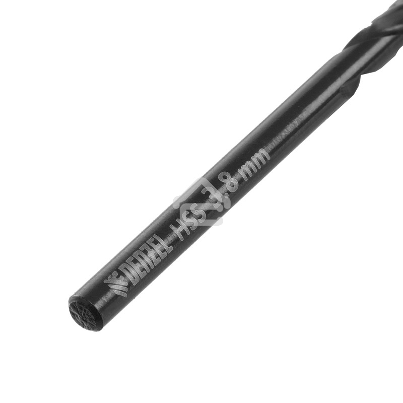 Сверло по металлу Denzel 3,8 мм, HSS-Tin, Golden Tip, 10 шт.