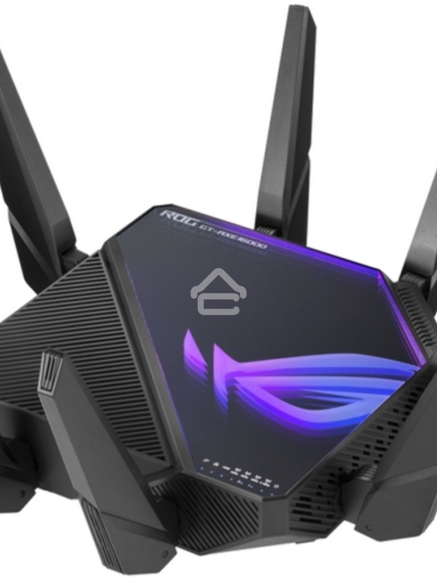 Роутер ASUS ROG GT-AXE16000 802.11 a/b/g/n/ac/ax до 1148 + 4804Мбит/c, 2,4 + 5 гГц, 8 антенн, USB, GBT LAN ; 90IG06W0-MU2A10