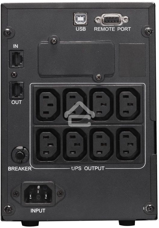 Источник бесперебойного питания Powercom Smart King Pro+ SPT-1000-II LCD 800Вт 1000ВА черный