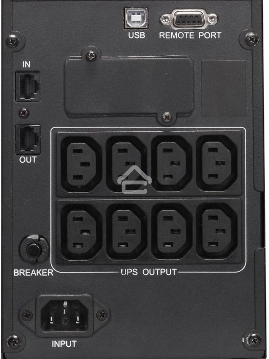Источник бесперебойного питания Powercom Smart King Pro+ SPT-1000-II LCD 800Вт 1000ВА черный
