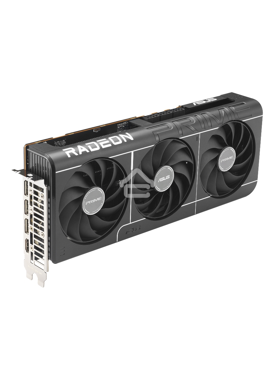 Видеокарта Asus PCI-E PRIME-RX9070XT-O16G AMD Radeon RX 9070XT 16Gb 256bit GDDR6 2460/20000 HDMIx1 DPx3 HDCP Ret