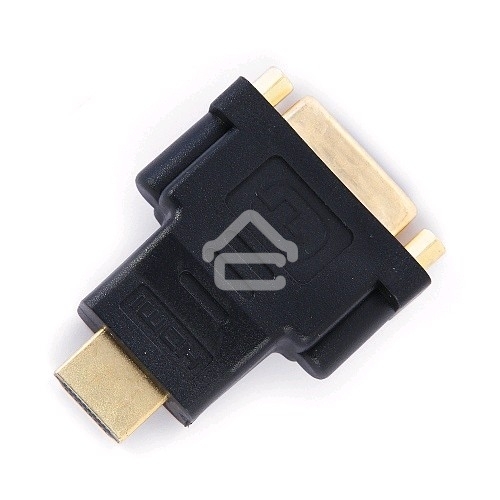 Переходник Gembird Переходник HDMI-DVI 19M/25F, золотые разъемы, пакет(A-HDMI-DVI-3)
