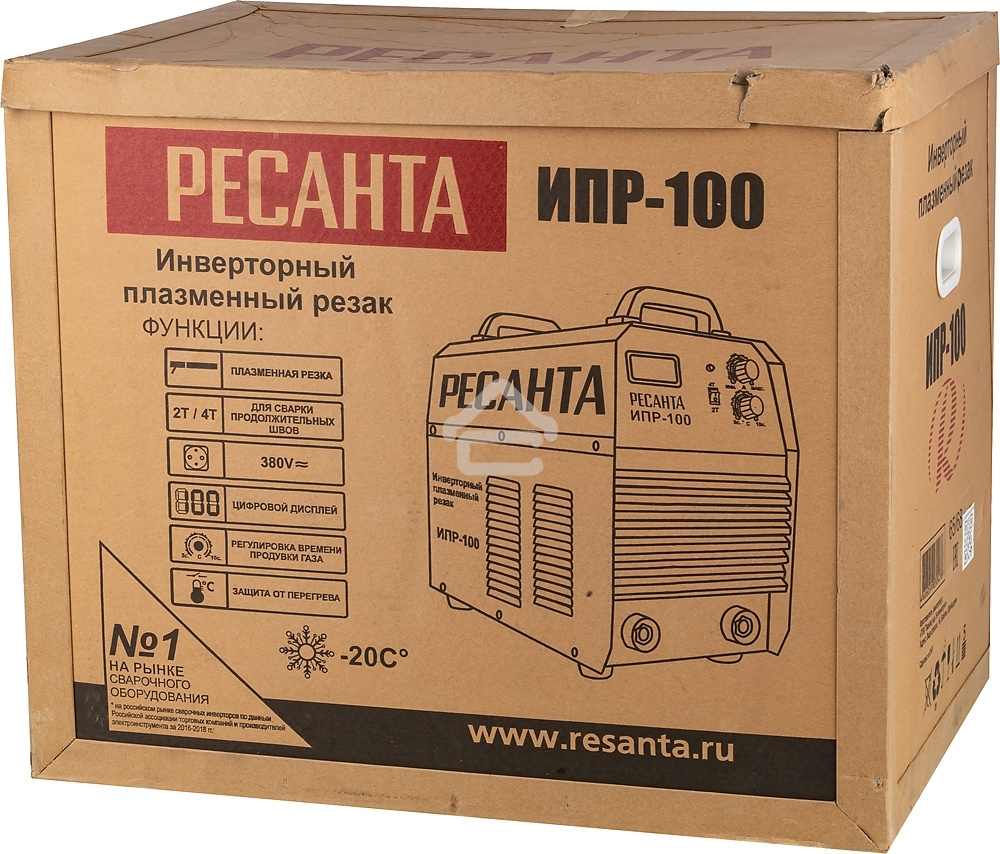 Резак плазменный Ресанта ИПР-100 инвертор CUT
