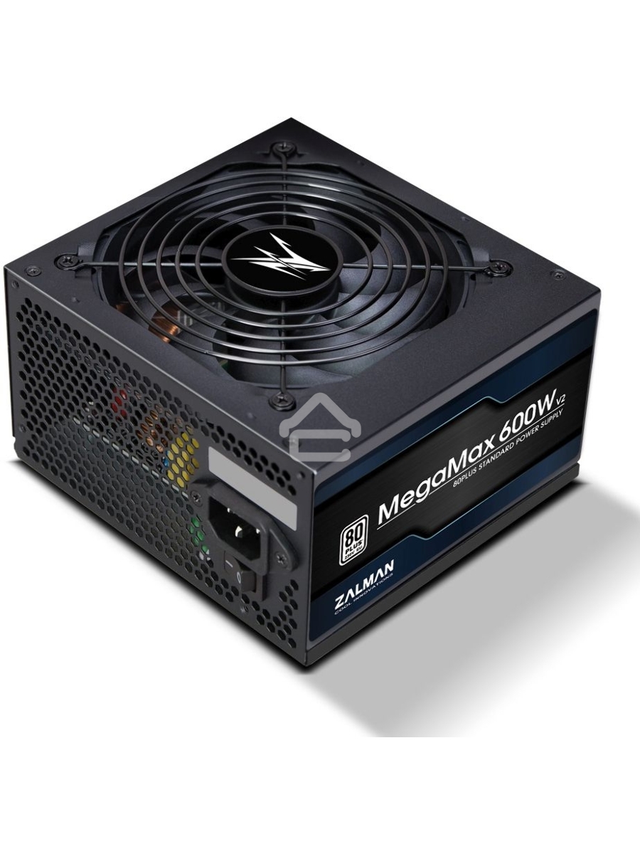 Блок питания Zalman ZM600-TXII V2 Retail, 600Вт, 80 PLUS, 120мм, черный