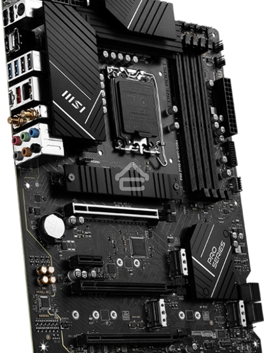 Материнская плата MSI PRO Z790-P WIFI, LGA 1700, Intel Z790, 4xDDR5, 6xSATA, 4xM.2, 1xPCIe 5.0 x16, 1xPCIe 4.0 x16, 1xPCIe 3.0 x16, 1xPCIe x1, 1xHDMI, 1xDP, 1x2.5Gb LAN, 4xUSB-A 2.0, 2xUSB-A 3.2 Gen 1, 1xUSB-A 3.2 Gen 2, 1xUSB-C 3.2 Gen 2x2, 6x3.5мм, 7.1,