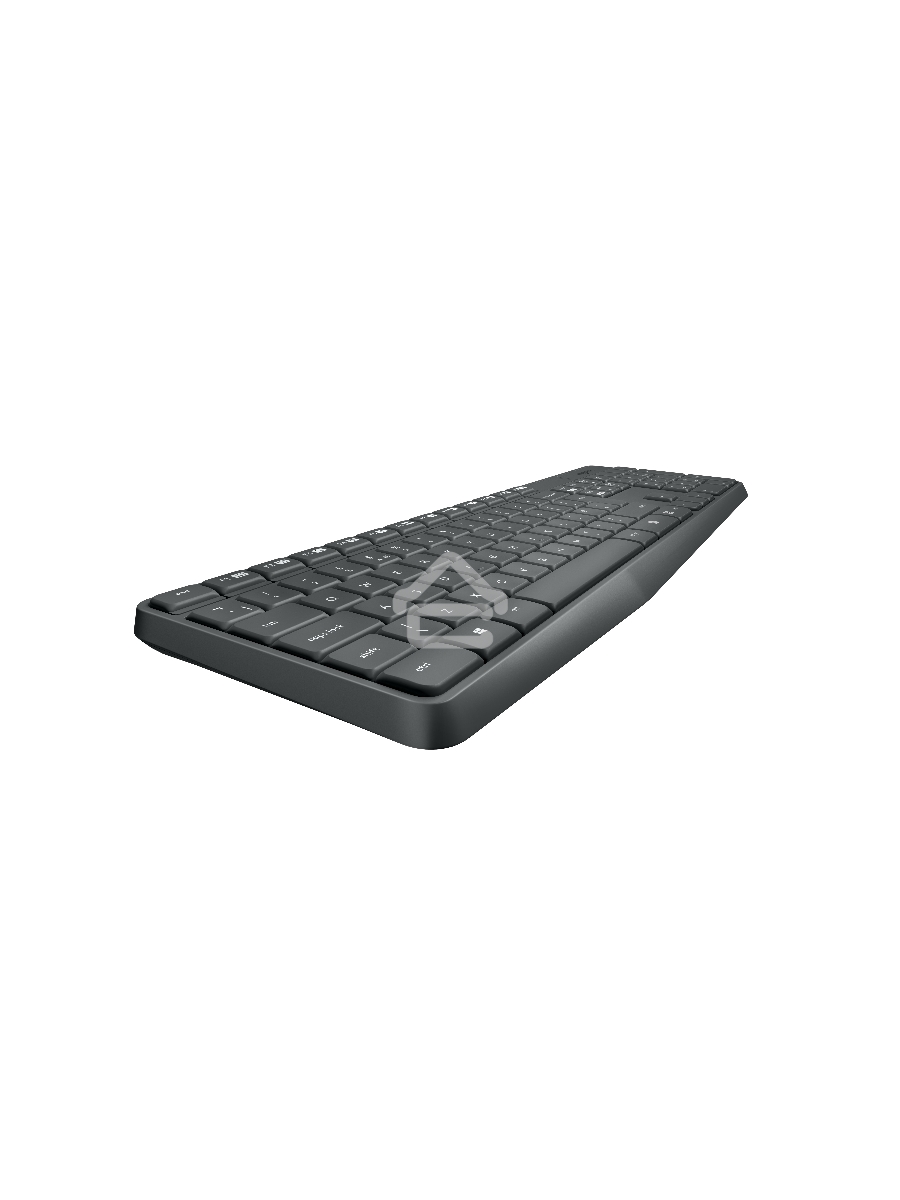 Клавиатура + мышь Logitech MK235 клав:черный мышь:черный USB беспроводная