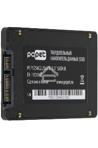 Накопитель SSD PC PET PCPS256G2, 256GB, SATA-III, 2.5