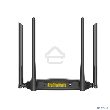 Роутер беспроводной Digma DWR-AC1201 AC1200 10/100BASE-TX черный (упак.:1шт)