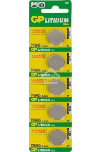 Батарея GP Lithium CR2025 (5шт)