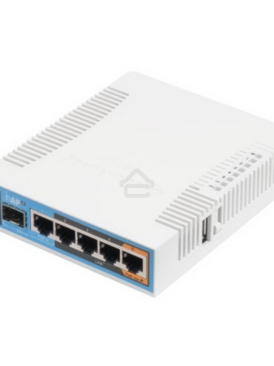 Сетевое оборудование MikroTik RB962UiGS-5HacT2HnT Роутер 2.4+5ГГц, 802.11a/b/g/n/ac, 5x Ethernet 1G, 1x SFP