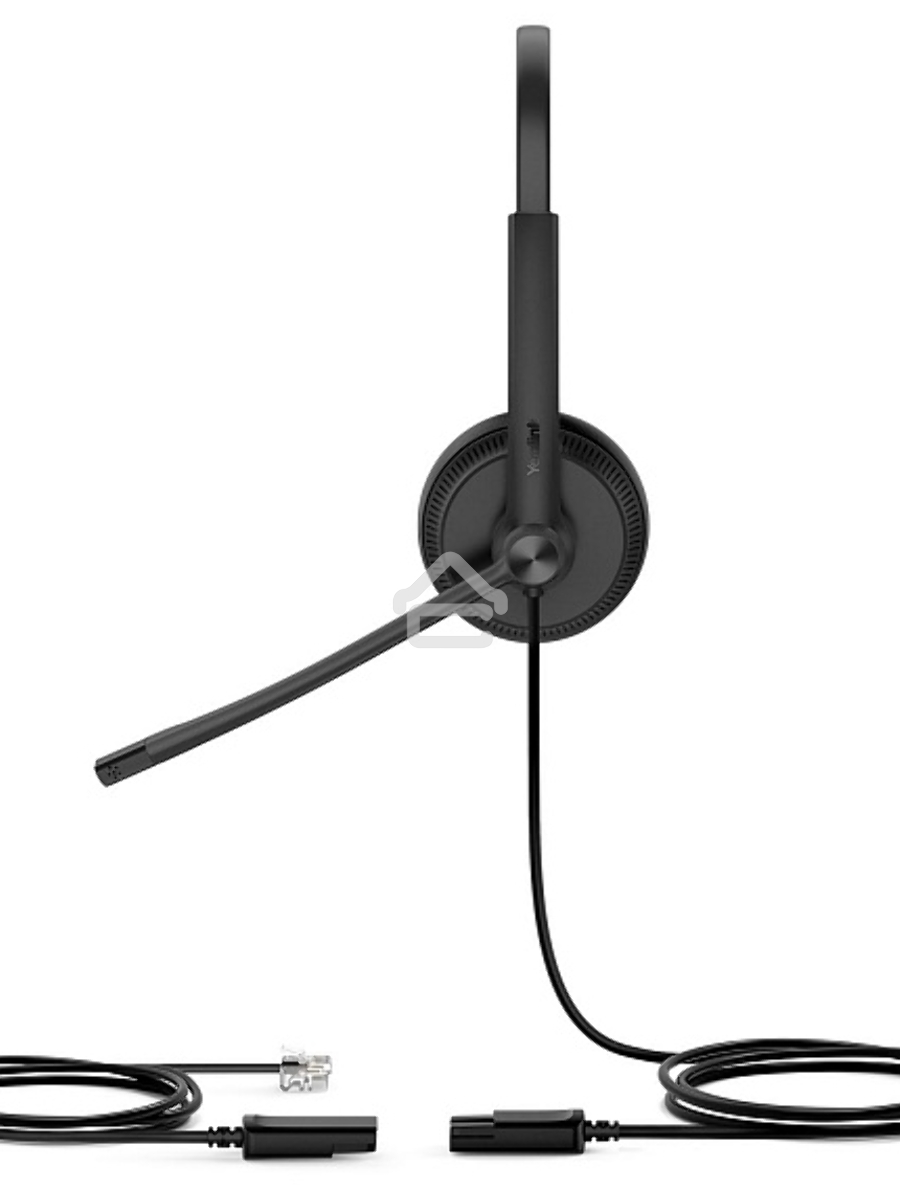 Гарнитура YEALINK YHS34 Dual Дуо, Проводная, HD звук, QD, RJ9, шт