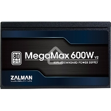 Блок питания Zalman ZM600-TXII V2 Retail, 600Вт, 80 PLUS, 120мм, черный