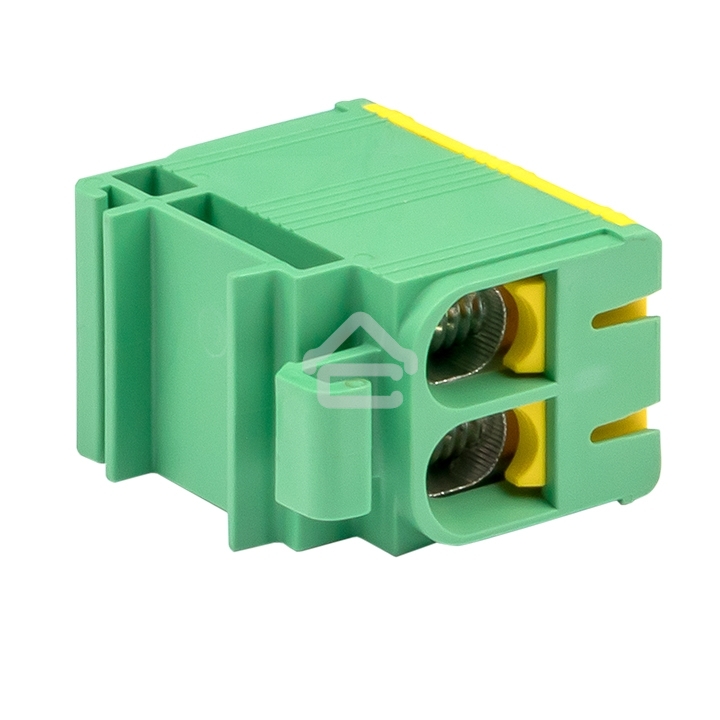 Клемма силовая вводная двойная КСВ 16-50 желто-зеленая EKF PROxima plc-kvs2-16-50-y-green EKF