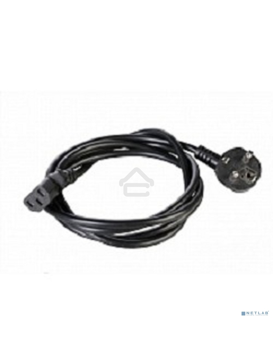 Шнур питания с заземл. IEC 60320 C13/EU-Schuko, 10А/250В (3x1,0), длина 3 м. (R-10-Cord-C13-S-3)