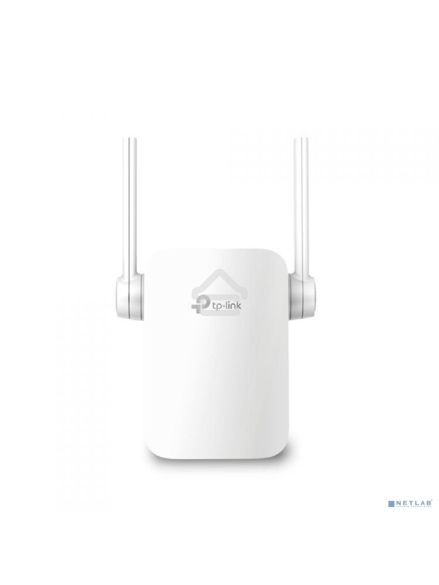 Усилитель TP-Link Wi-Fi AC750 Wi-Fi Range Extender, Wall Plugged,433Mbps at 5GHz + 300Mbps at 2.4GHz, 802.11ac/a/b/g/n, 1 10/100M LAN, WPS button, 2 fixed antennas поставляется без кабеля RJ-45