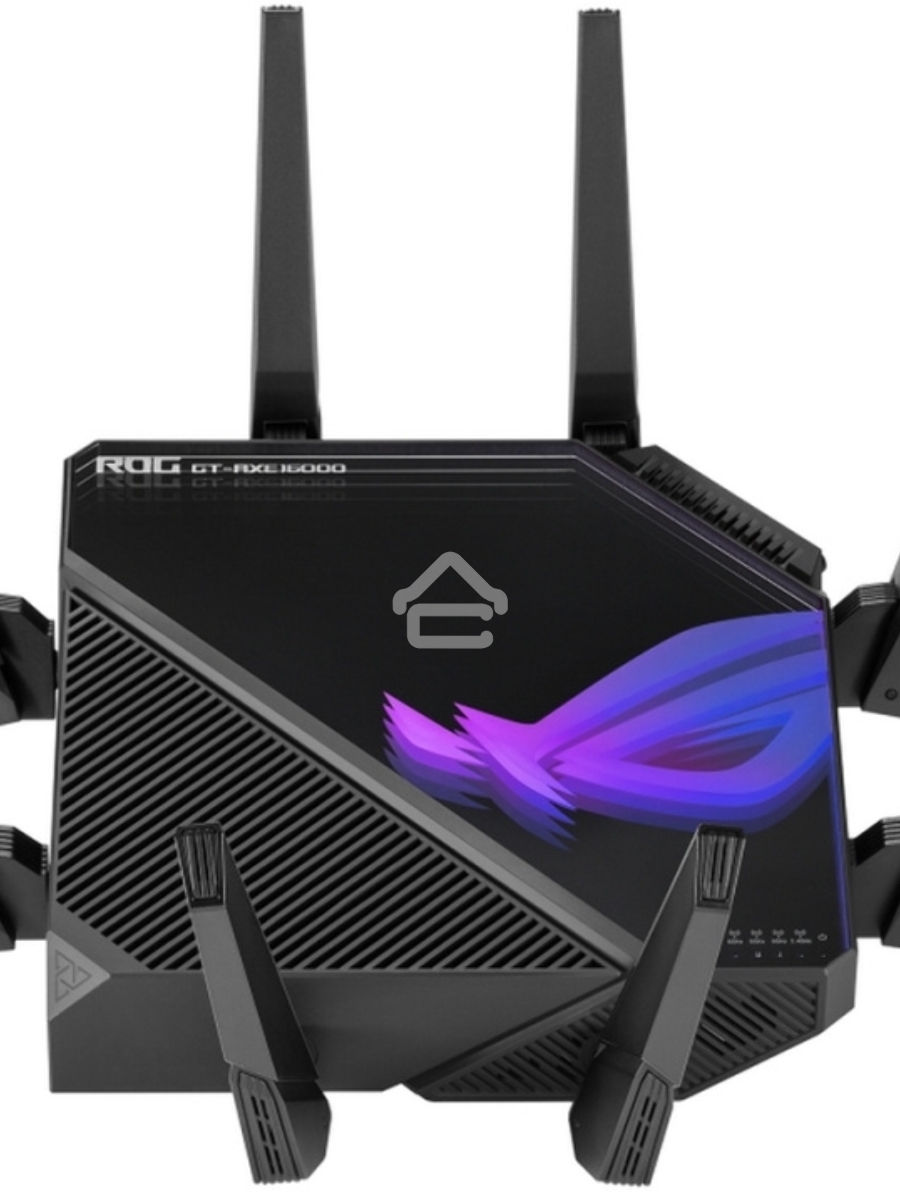 Роутер ASUS ROG GT-AXE16000 802.11 a/b/g/n/ac/ax до 1148 + 4804Мбит/c, 2,4 + 5 гГц, 8 антенн, USB, GBT LAN ; 90IG06W0-MU2A10