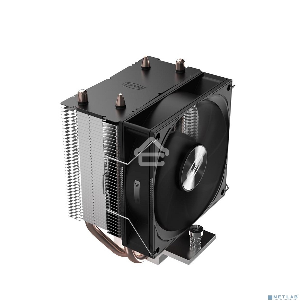 Кулер для процессора PCCooler R200 S115X/1200/1700/AM4/AM5 (TDP 110W, 90мм Non LED Fan, 2 тепловые трубки 6мм, 2200RPM, 28,3dBa)
