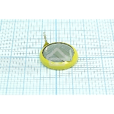 Батарейка CMOS CR1220 под пайку с загнутыми контактами с разных сторон 10 шт