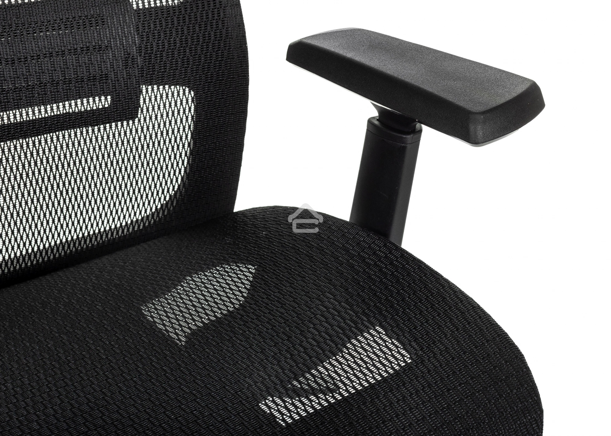 Кресло руководителя Бюрократ MC-912-H черный, сетка с подголов. крестов. металл хром